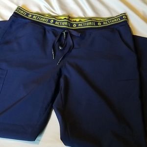 Activate by Med Couture navy scrub pants